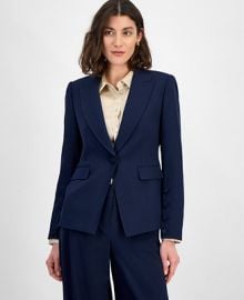Tahari ASL Womens Peak-Lapel Button-Cuff Jacket Regular Petite - Macys at Macys