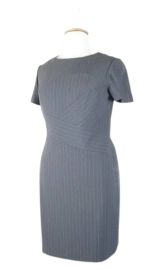 Tahari Dresses Tahari Womens Plus Size Gray Striped Sheath Dress Size 4 Formal Business Career Poshmark at Poshmark