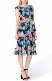 Tahari Floral Fit   Flare Dress at Nordstrom