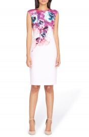 Tahari Floral Sheath Dress  Regular   Petite at Nordstrom