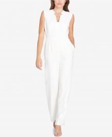 Tahari asl Split-Neck Jumpsuit at Macys