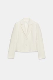 Tailored Blazer With Shoulder Pads at Zara