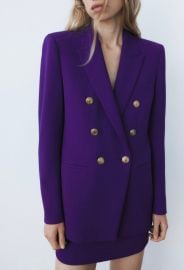 Tailored Blazer with Buttons at Zara