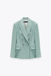 Tailored Double Breasted Blazer at Zara