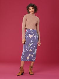 Tailored Midi Pencil Skirt at DvF