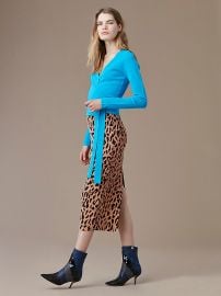 Tailored Midi Pencil Skirt at DvF