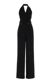 Tailored Suiting Halter Jumpsuit By Sergio Hudson at Moda Operandi