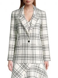 Tailored Windowpane Plaid Tweed Jacket at Saks Fifth Avenue