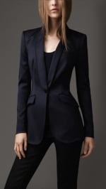 Tailored tuxedo blazer by Burberry at Burberry