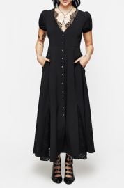 Taissa Lace Button Up Midaxi Dress at Nordstrom