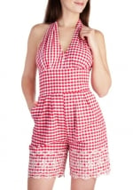 Take a Picnic Romper by Bettie Page at Modcloth