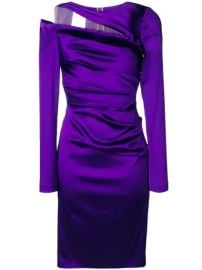 Talbot Runhof cut-out Detail Wrap Dress - Farfetch at Farfetch