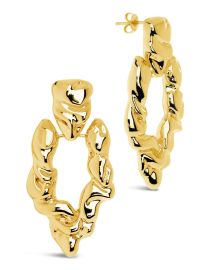 Tali Molten Metal Chunky Drop Earrings at Sterling Forever