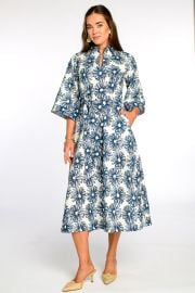 Talia Dress Hand Drawn Daisies Elizabeth James Monkee39s of Georgetown at Monkees