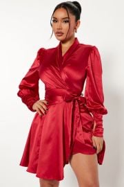 Tall Only Love Satin Mini Dress - Red Fashion Nova at Fashion Nova