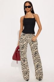 Tall Savanna High Rise Printed Flare Jeans Fashion Nova at Fashion Nova
