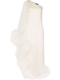 Taller Marmo Ubud feather-embellished Gown - at Farfetch