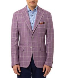 Tallia Orange Mens Slim-Fit Lavender Windowpane Linen Sport Coat  Reviews - Blazers  Sport Coats - Men - Macys at Macys