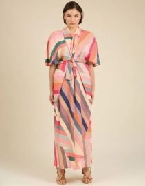 Tallulah and Hope Longer-Length Stripe Dress Multi at Monsoon