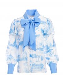 Talulah Ruffle Sleeve Blouse by Alice + Olivia at Alice + Olivia