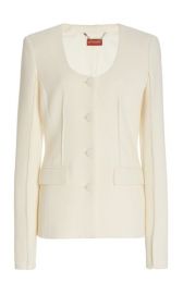 Tamaar Wool Scoop-Neck Blazer at Moda Operandi