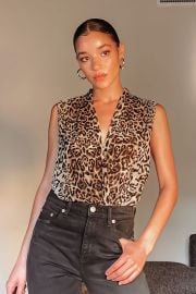 Tan Leopard Print Bodysuit - Surplice Bodysuit - Sexy Bodysuit - Lulus at Lulus