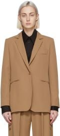 Tan Wool Accorta Blazer at Ssense