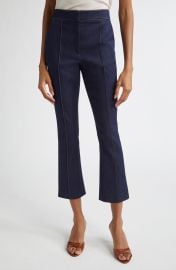 Tani Pintuck Pleat High Waist Ankle Flare Jeans at Nordstrom Rack