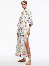 Tanika Button Front Maxi Dress In Euphoria Bloom Alice And Olivia at Alice + Olivia