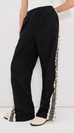 Tanner Fletcher Wilbur Ruched Stripe Windbreaker Pants | Shopbop at Shopbop