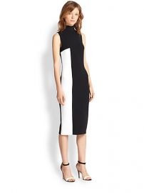 Tanya Taylor - Lola Two-Tone Turtleneck Dress at Saks Fifth Avenue