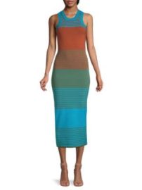 Tanya Taylor Joelle Striped Knit Sleeveless Bodycon Dress on SALE at Saks Off 5th