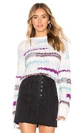 Tanya Taylor Lora Sweater in Cream Multi at Revolve