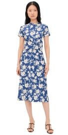 Tanya Taylor Mac Dress French Blue/Cream Multi XS at Shopbop