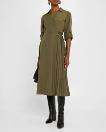 Tanya Taylor Shivon Midi Wrap Dress at Neiman Marcus