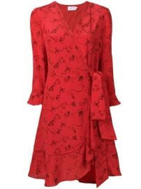 Tanya Taylor Silk Wrap Dress - Farfetch at Farfetch