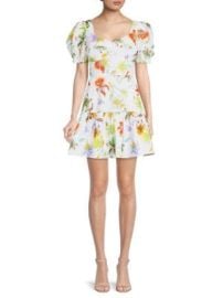 Tanya Taylor Tiana Floral Fit and Flare Dress on SALE at Saks Off 5th