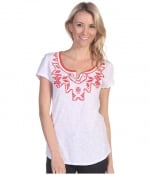 Tanya beaded tee by Lucky Brand at Zappos at Zappos