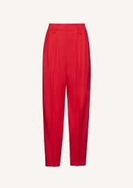 Tapered wool pants in red  Magda Butrym at Magda Butrym