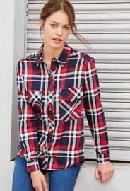 Tartan Plaid Shirt  Forever 21 - 2000140428 at Forever 21