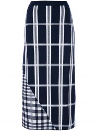 Tartan Signature Skirt by Victoria Beckham at Farfetch