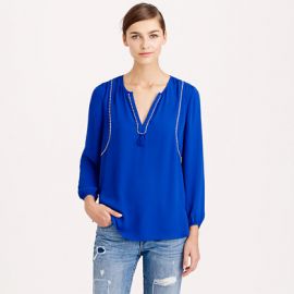 Tassel Trim Top at J. Crew