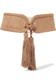 Tasseled Suede Waist Belt by Balmain at Yoox