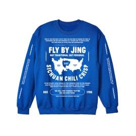 Tastes Different Blue Sweatshirt Fly By Jing FLY BY JING at Fly By Jing
