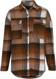 Tatum Jacket in Dark Brown at Amazon