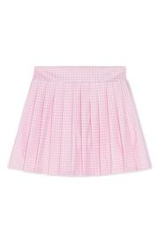 Taylor Gingham Skirt in Pink Recreational Habits at Recreational Habits
