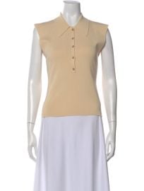 Taylor Rib Knit Polo Top at The Real Real