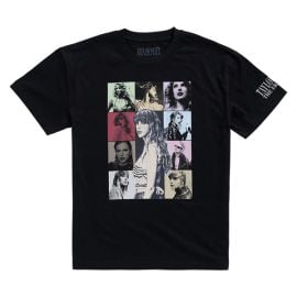 Taylor Swift The Eras Tour Black T-Shirt Taylor Swift Official Store at Taylor Swift Official Store