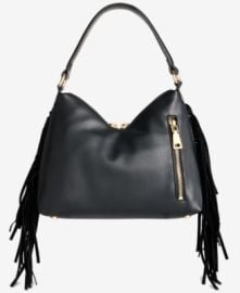 Tayviss Fringe Shoulder Bag, Exclusively at Macy\'s at Macys