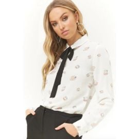 Teacup print shirt at Forever 21